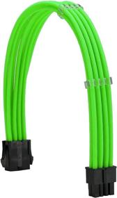 img 1 attached to FormulaMod Sleeve Extension Power Supply Cable Kit 18AWG ATX 24P EPS 8-P PCI-E8-P With Combs For PSU To Motherboard/GPU (Green)