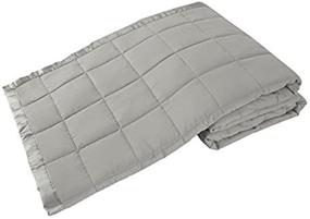 img 2 attached to 🛌 Premium Elite Home Products King Size Gray Down Alternative Solid Blankets: Cozy Comfort for Restful Nights