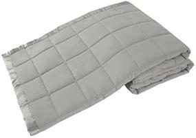 img 1 attached to 🛌 Premium Elite Home Products King Size Gray Down Alternative Solid Blankets: Cozy Comfort for Restful Nights