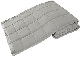 img 3 attached to 🛌 Premium Elite Home Products King Size Gray Down Alternative Solid Blankets: Cozy Comfort for Restful Nights