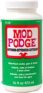 🎨 16-ounce white mod podge waterbase sealer, glue, and finish - ideal for outdoor use logo