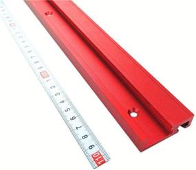 img 2 attached to 🔧 400MM 45 Type T-Track Aluminum Woodworking T-Slot Miter Track Jig with Miter Track Stop - Ideal DIY Tools for Router Tables and Bandsaws