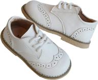 👞 dadawen lace up uniform comfort boys' shoes and oxfords: a classic choice for style and comfort logo