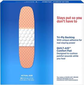 img 3 attached to Band-Aid Tru-Stay Plastic Strips: Effective 60 ct Adhesive Bandages for Wound Care & First Aid