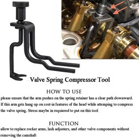 img 1 attached to Enhanced Engine Tool: Rotunda 303-1039 Valve Spring Compressor - Ideal for Ford Camshaft, Valve Seal, Retainer, and Compression of Valve Springs in 4.6L, 5.4L & 6.8L 3V Engines