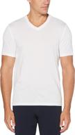 👕 perry ellis men's stretch v neck shirt - clothing, t-shirts & tanks logo