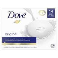 🕊️ dove beauty bar: нежный очищающий средство для увлажнения и ухода за мягкой кожей – оригинальная формула с 1/4 увлажняющего крема, 3.75 унции, набор из 14 пластинок логотип