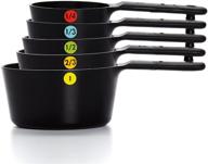 🥄 oxo good grips: 6-piece plastic measuring cups for accurate & easy cooking measurements logo