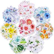 🌸 molshine flower series stickers - 360pcs special shaped decals for scrapbooking, diy projects, personalized decoration, and more! logo