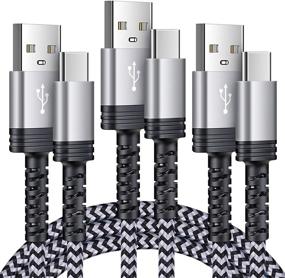 img 4 attached to 6ft USB Type C Cable, SIXSIM 3Pack Fast Charging Cord Phone Charger Compatible with Samsung Galaxy S20 FE 5G S10e S9 S8 M51 A90 A80 A71 A70 A50 Note20 Ultra 9, LG G8 V60 ThinQ, Moto G9 G8