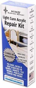 img 3 attached to LCA™ Clear, Light Cure Acrylic Kit: Easy DIY Surface Repair for Granite, Marble, and Porcelain