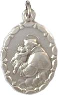 🙏 saint anthony of padua medal with jesus child – authentic italian craftsmanship – patron saints medals, 100% made in italy logo