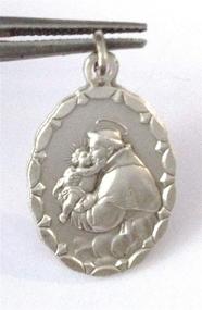 img 3 attached to 🙏 Saint Anthony of Padua Medal with Jesus Child – Authentic Italian Craftsmanship – Patron Saints Medals, 100% Made in Italy