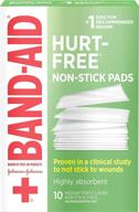 🩹 band-aid medium non-stick adhesive bandages, 10 pads, 2-inch x 3-inch, 10 count логотип