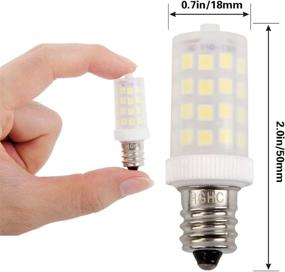 img 3 attached to 💡 Refrigerator Halogen Replacement - Daylight Candelabra Bulb