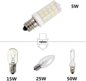 img 2 attached to 💡 Refrigerator Halogen Replacement - Daylight Candelabra Bulb