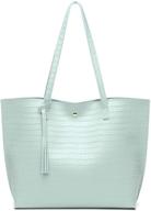 leather shoulder dreubea capacity handbag women's handbags & wallets in totes logo