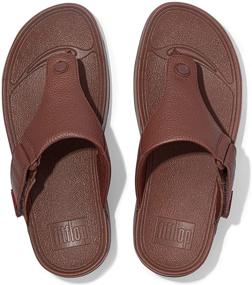 img 2 attached to Men's Fitflop Track Open Toe Sandals – Ideal Footwear for Loafers & Slip-Ons