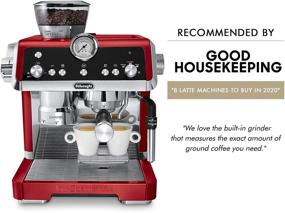 img 3 attached to ☕ De'Longhi EC9335R La Specialista Espresso Machine with Sensor Grinder, Dual Heating System, Advanced Latte System & Hot Water Spout for Americano Coffee or Tea, Stainless Steel in Red