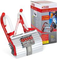 🧗 kidde fire escape 2-story ladder with anti-slip rungs, 13-foot escape rope ladder логотип