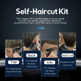 img 2 attached to 🔥 Efficient Self-Haircut Kit for Men: Sceafunny Shortcut Self-Haircut Kit - Cordless Electric Trimmer for Quickcut Hair Clippers, Buzz Cut Razor, Perfect Home Hair Cutting Machine