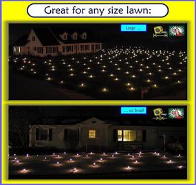 img 2 attached to 🌲 Lawn Lights Outdoor Decoration, LED Christmas Lights, Sparkling Warm White - 36-08