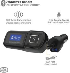 img 2 attached to 🚘 Enhance your Driving Experience with SCOSCHE BTFM BTFREQ Universal Bluetooth Handsfree Car Kit and FM Transmitter