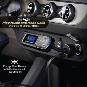 img 1 attached to 🚘 Enhance your Driving Experience with SCOSCHE BTFM BTFREQ Universal Bluetooth Handsfree Car Kit and FM Transmitter