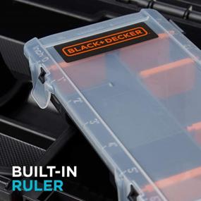 img 1 attached to 🔧 BLACK+DECKER Tool Box Organizer, 16-Inch with 10 Compartments - Beyond (BDST60096AEV)