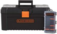 🔧 black+decker tool box organizer, 16-inch with 10 compartments - beyond (bdst60096aev) logo