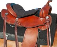 cashel western long saddle tush cushion foam logo