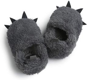 img 2 attached to 👞 TMEOG Anti Slip Slipper Booties: Boys' Shoes with Superior Traction