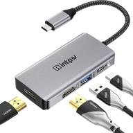 enhanced thunderbolt monitor adapter with seamless delivery compatibility logo