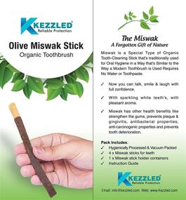 img 2 attached to 🌿 Olive Miswak Traditional Natural Teeth Whitening Kit: Chemical-Free Solution for Whiter Teeth & Fresher Breath - 100% Effective!