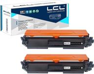 🖨️ lcl 2-pack black toner cartridge replacement with chip - compatible for hp 30a cf230a: m203d, m203dn, 203dw, mfp m277, mfp m227d, mfp m227fdn, mfp m227fdw, mfp 227sdn logo