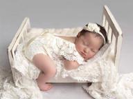 newborn photography props romper outfits logo