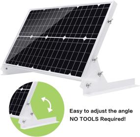 img 2 attached to 🌞 Efficient 12V Solar Panel Kit: Topsolar 30W Charger + 10A Solar Charge Controller + Mount Bracket for Car, RV, Boat, and Off-grid System