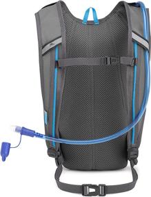 img 2 attached to High Sierra HydraHike Hydration Backpack – Lightweight, Running, Cycling, Hiking Gear for Men, Women & Kids – Black/Slate/Pool, 4L