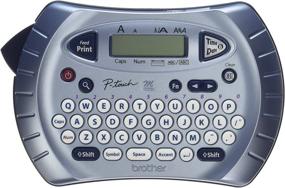 img 1 attached to Brother PT70BM P-touch Label Maker: Handheld Personal Labeler, Prints 1 Font in 6 Sizes & 9 Type Styles, Two-Line Printing, Silver - Enhanced SEO