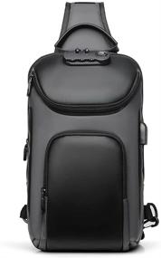 img 3 attached to Climber's Choice: Crossbody Tactical Anti-Theft Backpack – Perfect for Hiking and Daypacks