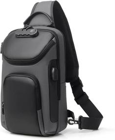 img 4 attached to Climber's Choice: Crossbody Tactical Anti-Theft Backpack – Perfect for Hiking and Daypacks