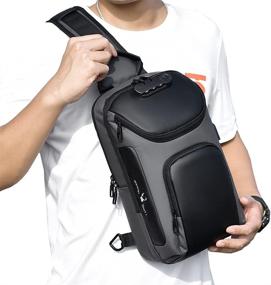 img 2 attached to Climber's Choice: Crossbody Tactical Anti-Theft Backpack – Perfect for Hiking and Daypacks