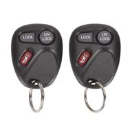 🔑 yorking keyless entry remote key fob car replacement for 15042968, koblear1xt - compatible with cadillac escalade 2002, silverado, sierra 1500, 2500, 3500, yukon, suburban - 2 pack logo