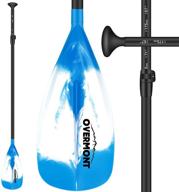 🏄 overmont aluminum alloy sup paddle - top quality 3-piece adjustable stand up paddleboard paddle logo