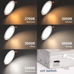 img 3 attached to 💡 Amico Ultra Thin 2700K 5000K Selectable Can Killer: Slim & Versatile Lighting Solution