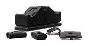 img 1 attached to 🔌 PowerA Dual Charging Station for Xbox - Black: Wireless Controller Charging, Rechargeable Battery, Xbox Series X/S, Xbox One - Xbox Series X