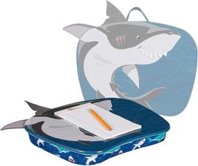 img 4 attached to 🦈 LapGear Lap Pets Lap Desk for Kids - Shark - Fits Up to 15.6 Inch Laptops - SEO-Optimized Style No. 46753