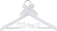 bridal hanger hangers letter wedding logo
