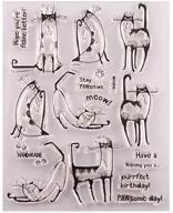 maguo rubber clear stamps cute animal cat for diy scrapbooking, photo album, and card making decorations logo