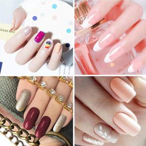 img 2 attached to 💅 Набор гель-лака для ногтей в 6 оттенках CLAVUZ - Топовые цвета для искусства ногтей, ультрафиолетовая и светодиодная гель для ногтей, который легко снимается и имеет улучшенный SEO.